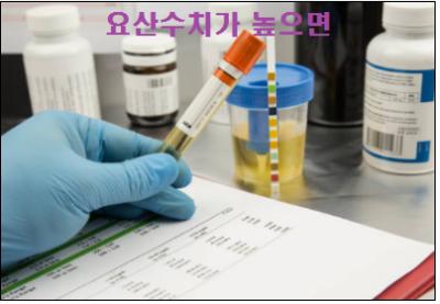  건강검진에서 요산수치가 높다는데, 요산수치가 높으면 통풍인가요?