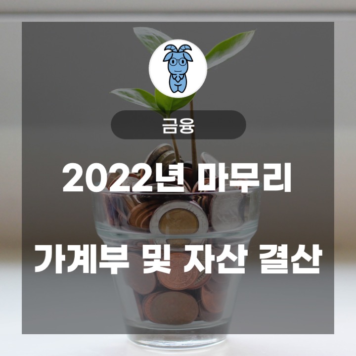 2022년 마무리, 가계부 및 자산 결산 2022년 마무리, 가계부 및 자산 결산