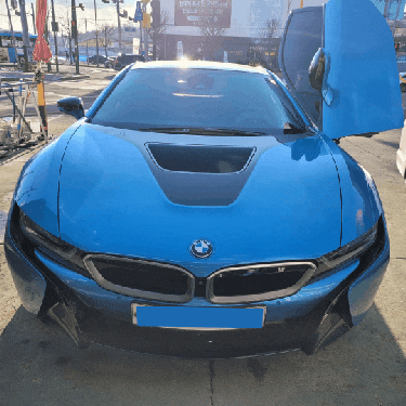 [서울 구로] BMW I8 스포츠카 자동차종합검사 - 휠타이어 돌출(휠돌출) / 앤드 소음기, 배기 튜닝차량 자동차검사대행