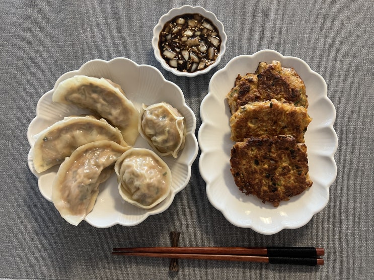  김치만두 우리집 집만두..손만두 빚기/만들기
