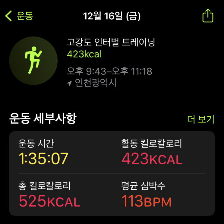  인천논현헬스 고강도다이어트짐 고다짐 내돈내산