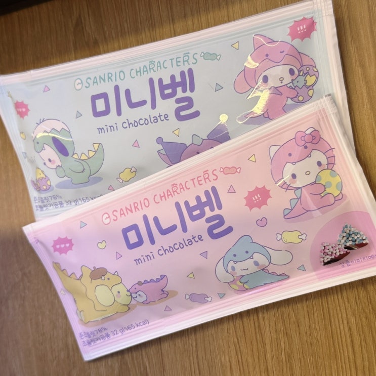  추억의 초콜릿 미니벨 / 산리오 캐릭터즈 미니 초콜릿 미니벨