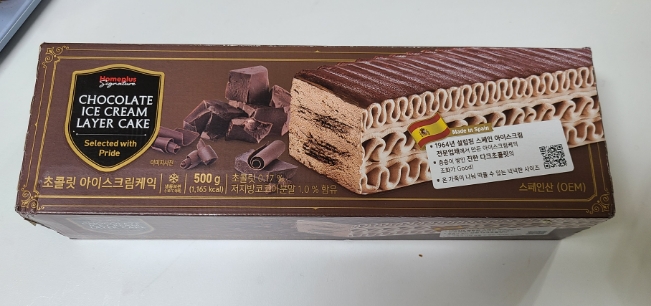 홈플러스+ 홈플러스시그니처 초코아이스크림 케익 500G