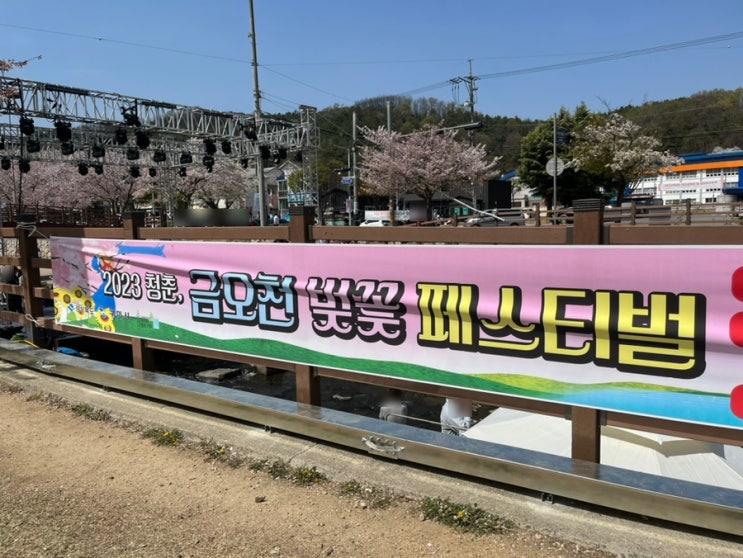  구미 2023년 청춘, 금오천 벚꽃 페스티벌 다녀온 솔직후기 