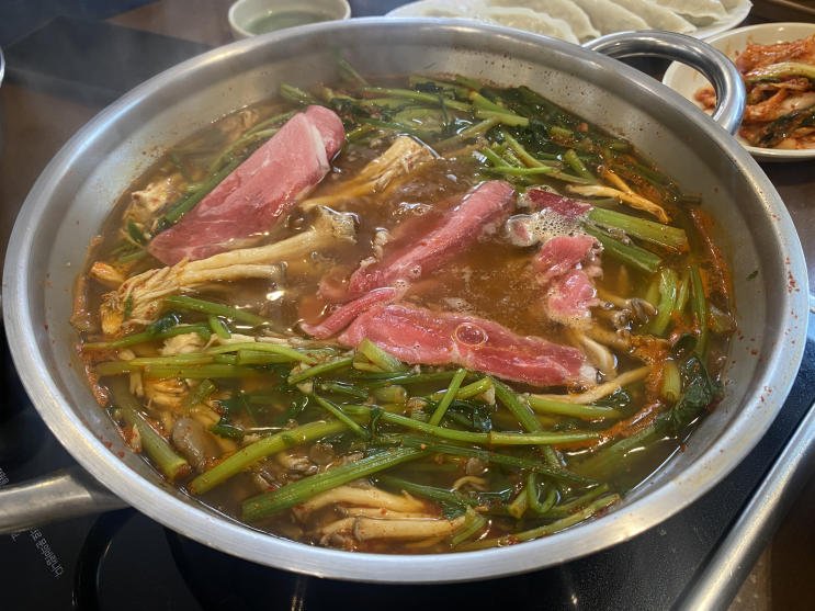  경기광주 초월읍 맛집 명동칼국수 새우만두가 메인