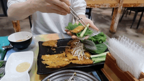  제주공항근처 분짜 맛집 메콩스카이에서 분짜랑 반쎄오 즐기고왔어요~