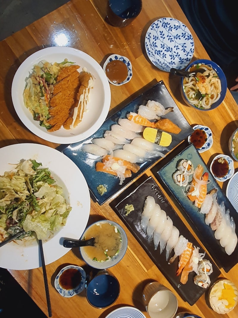 지산동 초밥 맛집 사시미교우 범물동 가족외식장소