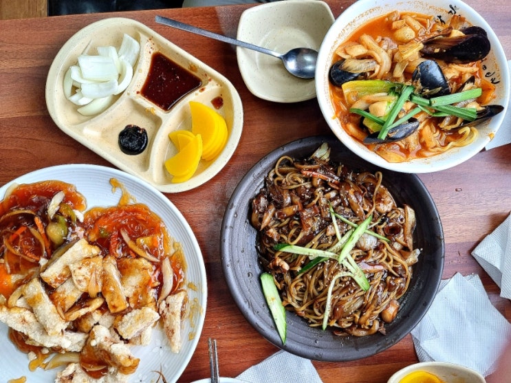  이천 하이닉스 대존맛 맛집 [ 조가네 짬뽕 ] 얼큰 짬뽕 , 탕수육도 쫄깃 !