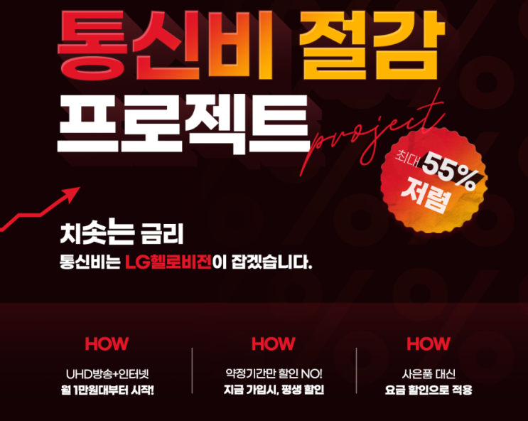 LG CJ 헬로비전 인터넷TV 알뜰폰 결합