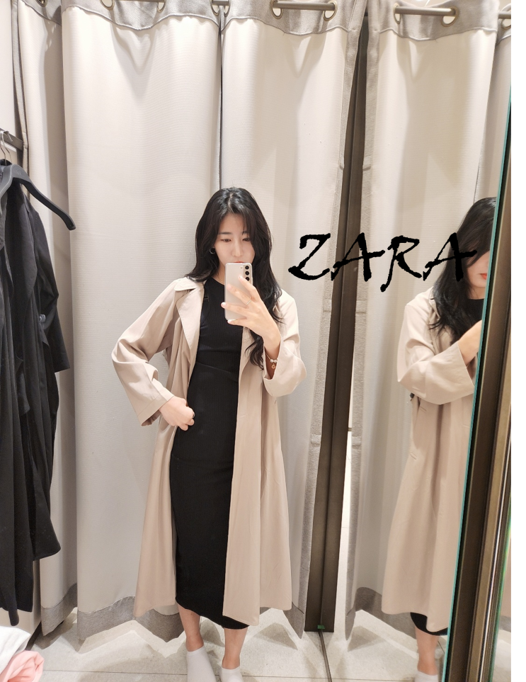  [ZARA] 플루이드 트렌치코트