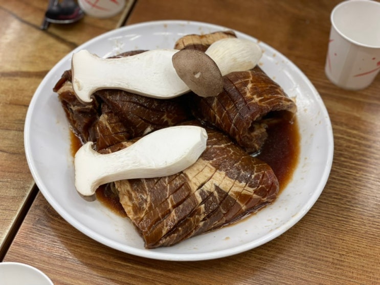 용현동 인하대 후문 최강면옥에서 함흥냉면과 돼지왕갈비