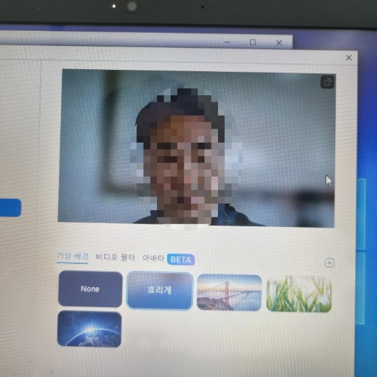  줌 배경화면 이미지 설정, 배경 흐리게 사용하는 법 간단정리
