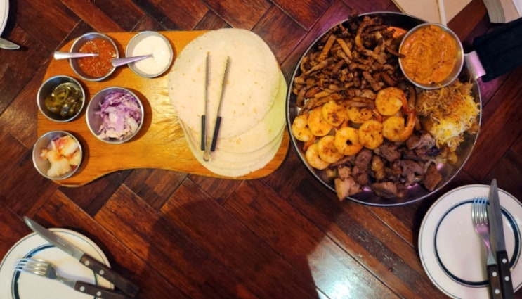  [수원 수원역 맛집] 낙원타코 롯데몰 수원점 / 낙원 파히타, 치킨 퀘사디아 추천