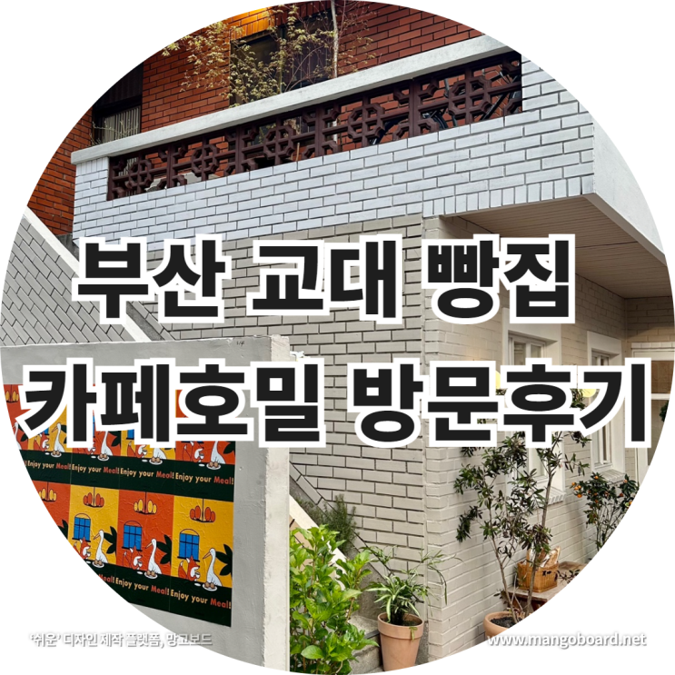 부산 교대 빵집 카페호밀 방문후기 feat . 부산 교대역 맛집 , 교대역 놀거리