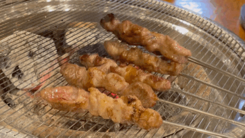  화로양미:) 성수양꼬치맛집, 100% 냉장 양고기, 양꼬치 참숯 화로에 맛있게 구워먹기