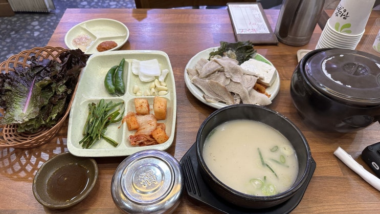  [내돈내먹] 부산 명지 영진돼지국밥_최애 메뉴 오랜만~수백! 수육백반 맛집~^^