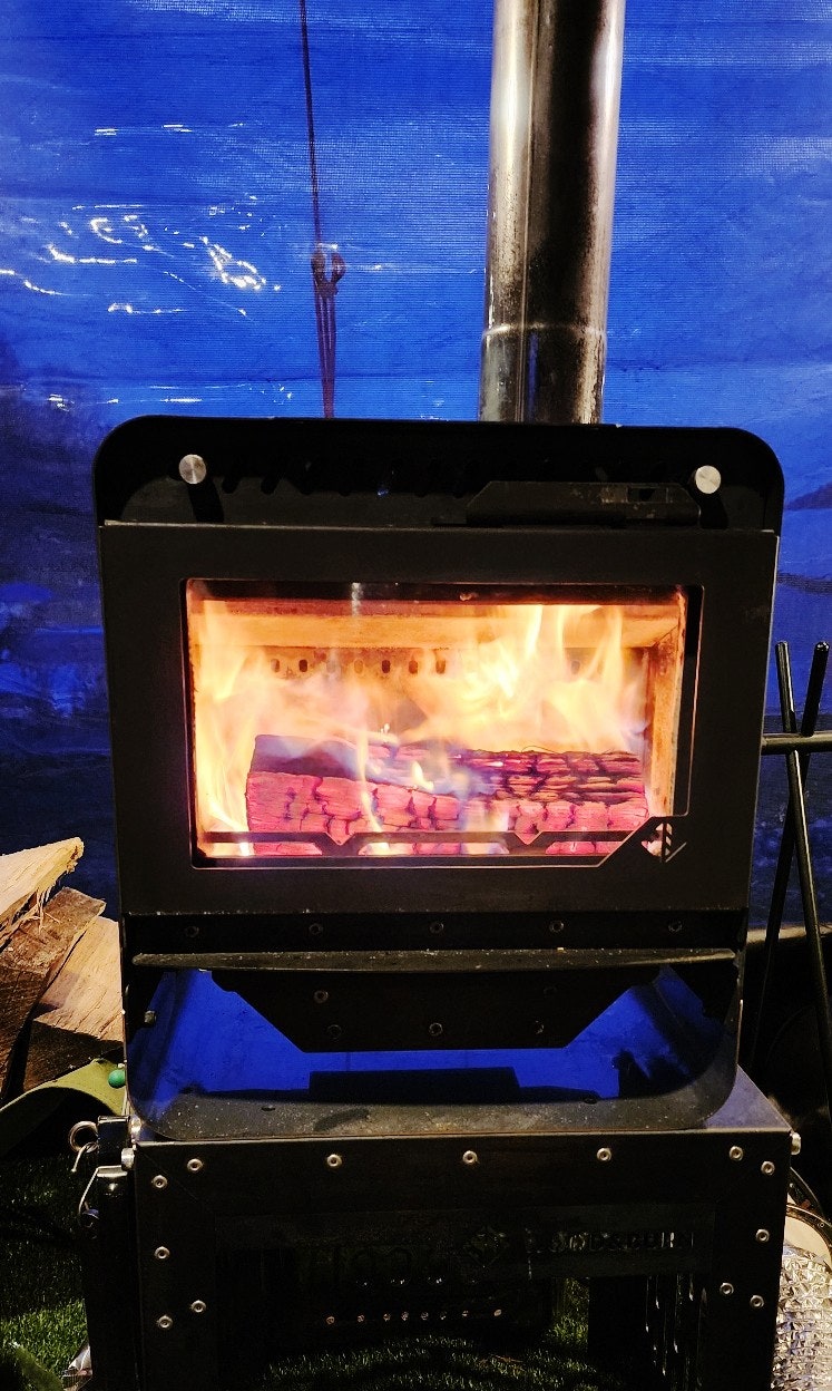캠핑용품 우드앤번 마이스토브 레귤러 구성과 장점 - 화목난로 추천