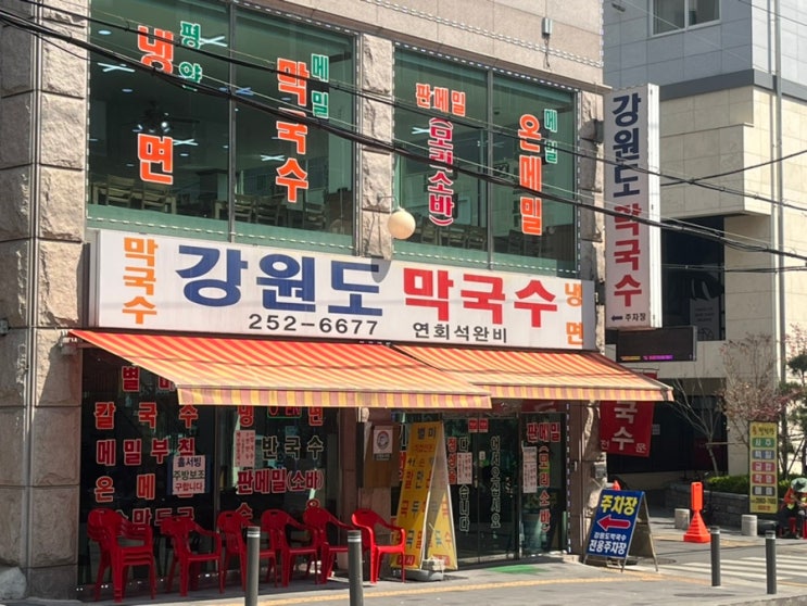  수원 강원도 막국수 내돈내산 솔직후기