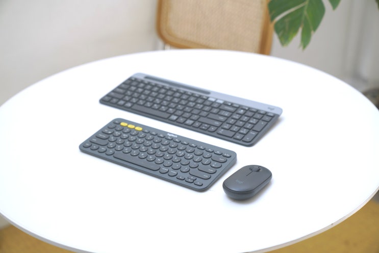  휴대용 무선 키보드, 로지텍 K580 로지텍 K380 비교해보기!