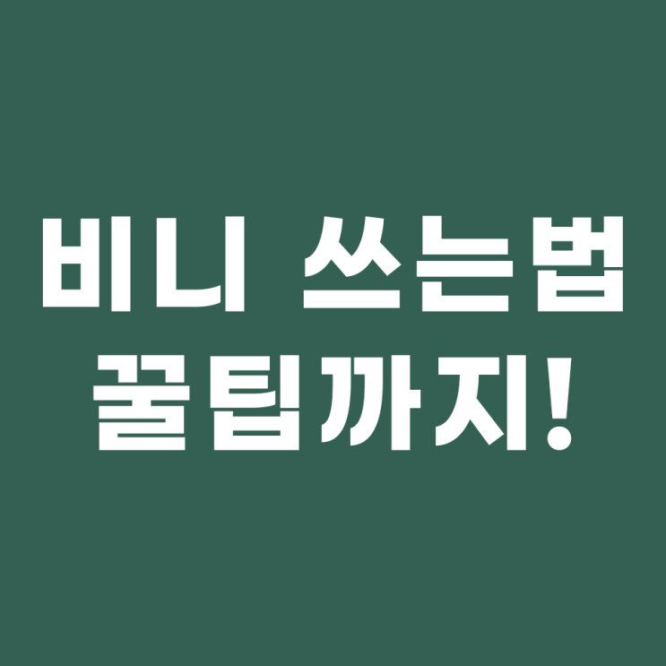  비니의 종류와 이쁘게 쓰는법 (꿀팁 공유!)