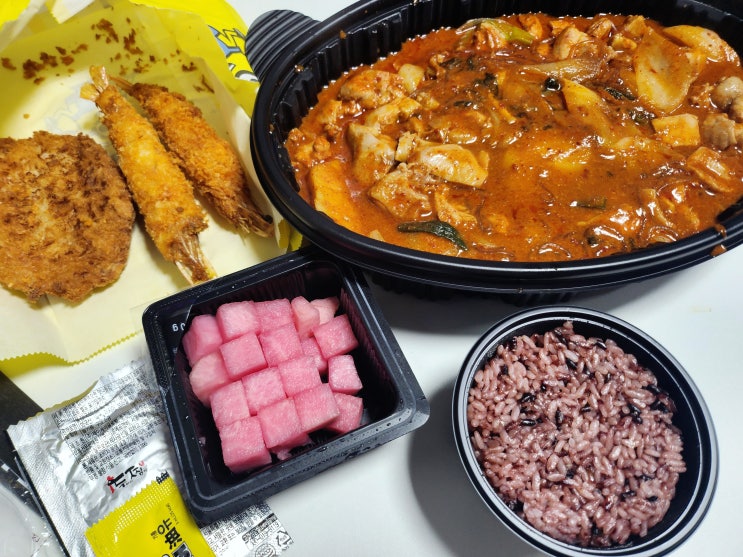 두찜 양구펀치볼? 시래기 찜닭 내돈내산 후기