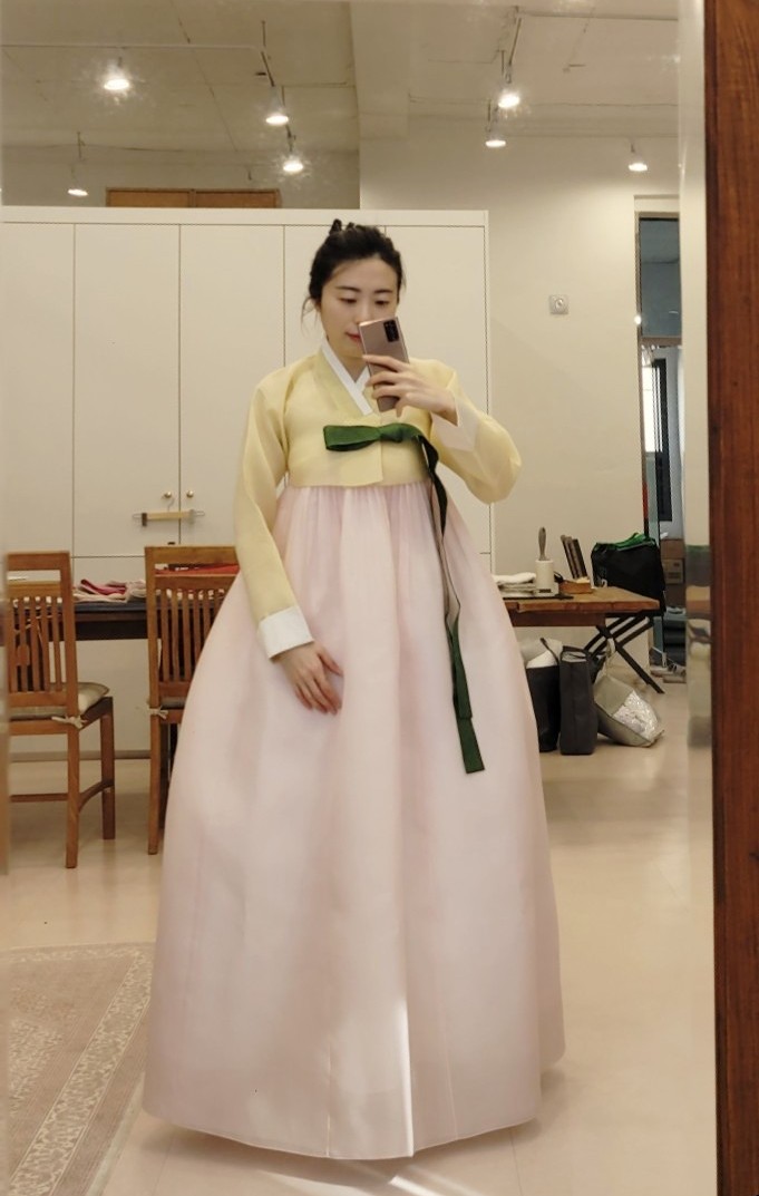  부산한복대여전문점 남천동 마레한복 천연염색 한복 피팅 후기