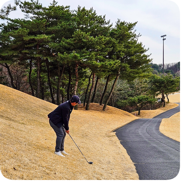  포천 베어크리크cc 라운딩 바람불면 골프장은 너무 추워요