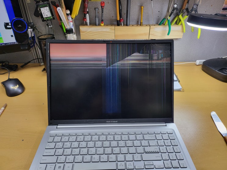  ASUS X1603Z 16인치 1920x1200 액정파손 LCD교체