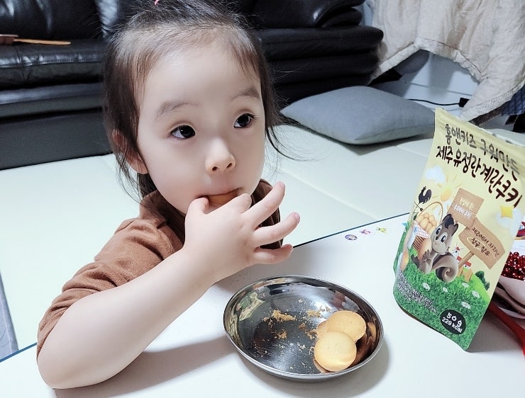 홈앤키즈 제주 유정란 계란쿠키 부드럽고 맛있는 어린이과자 : 네이버 블로그