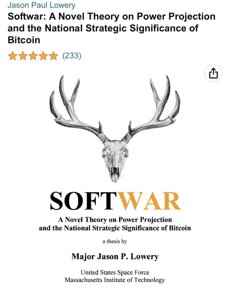 Jason Lowery ] 소프트워 : 권력 투영과 비트코인의 국가적 전략적 중요성에 대한 새로운 이론 : 네이버 블로그