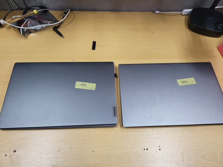  레노버 ideapad 5 15itl05  lenovo ideapad 5 15alcl05 힌지파손 경첩파손 두대 입고수리