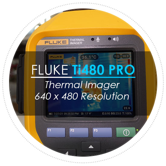 플루크 Ti480 Pro Infrared Camera 640 X 480 Resolution
