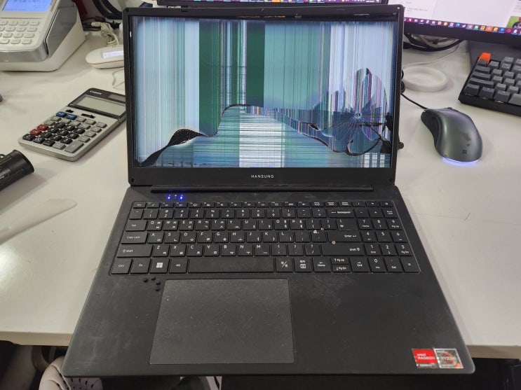  한성노트북액정파손 tfx5560u