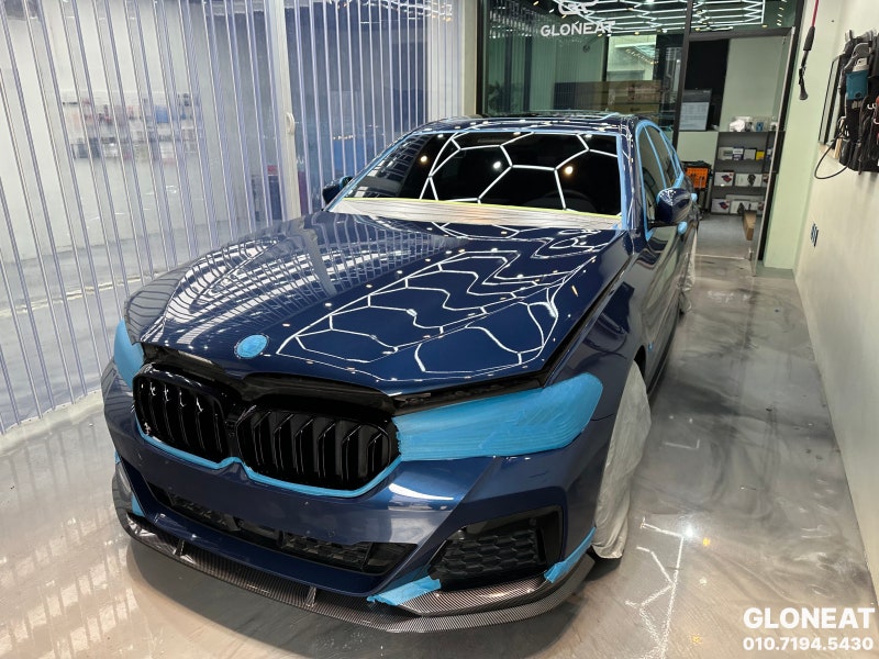 인천 서구 / 랩핑 / 인천 BMW530i 크롬죽이기_전체광택 시공후기 / BMW / 5시리즈 / 5시리즈 (G30)