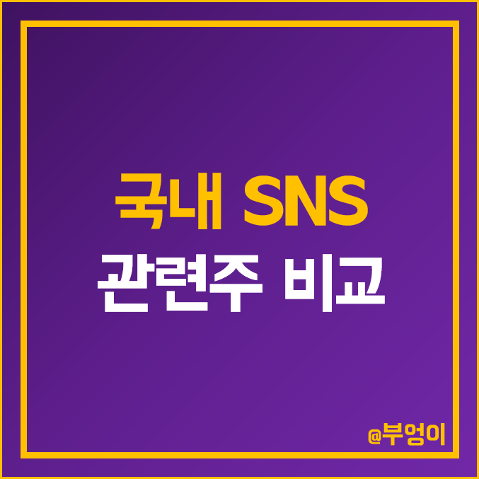 국내 SNS 관련주 비교 : 갤럭시아머니트리 젬백스링크 아프리카TV 이루온 유엔젤 가비아 인포뱅크 NHN벅스 카카오 네이버 NAVER 주식 주가 PER PBR 배당금 시가총액 순위 국내 SNS 관련주 비교 : 갤럭시아머니트리 젬백스링크 아프리카TV 이루온 유엔젤 가비아 인포뱅크 NHN벅스 카카오 네이버 NAVER 주식 주가 PER PBR 배당금 시가총액 순위