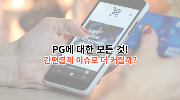  PG에 대한 모든 것! PG 업계 간편결제로 더 커질까?