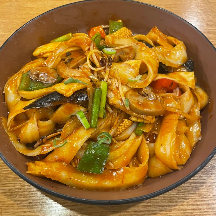  오랜만에 도삭면 흡입, 명동 란주칼면 (란주라미엔, 명동 도삭면 맛집)