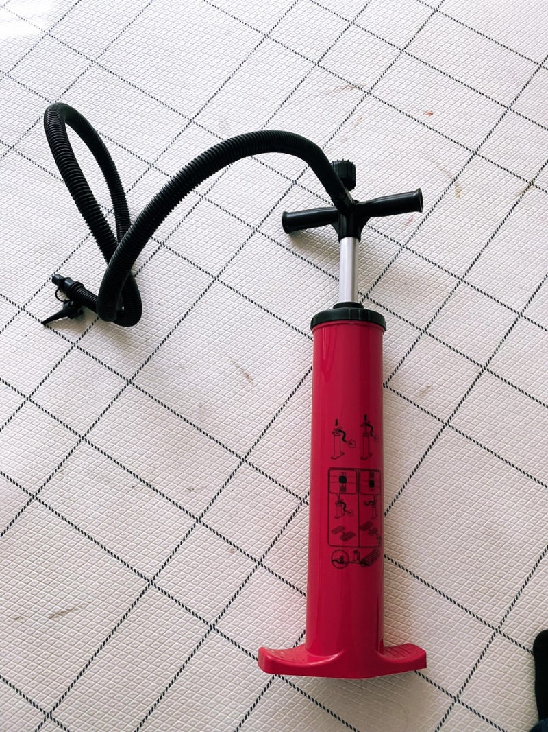 첫 일박 캠핑도전! 손쉬운 데카트론 에어텐트 4.1베이지 : 네이버 블로그