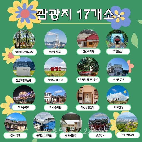  광양시, 8일부터 ‘2023. 광양 모바일 스탬프 투어’ 이벤트 운영