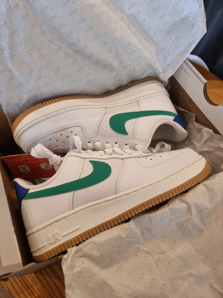  나이키 에어포스 1 스타디움 그린 NIKE 운동화 스니커즈 후기