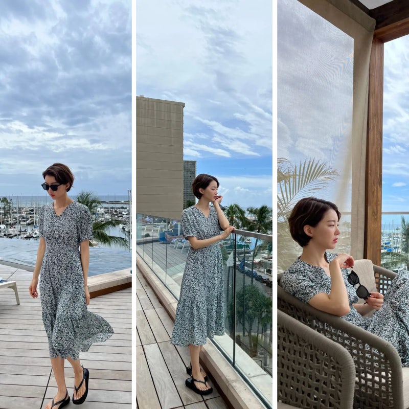 장희진 인스타그램 의상 비지트인뉴욕 원피스 추천