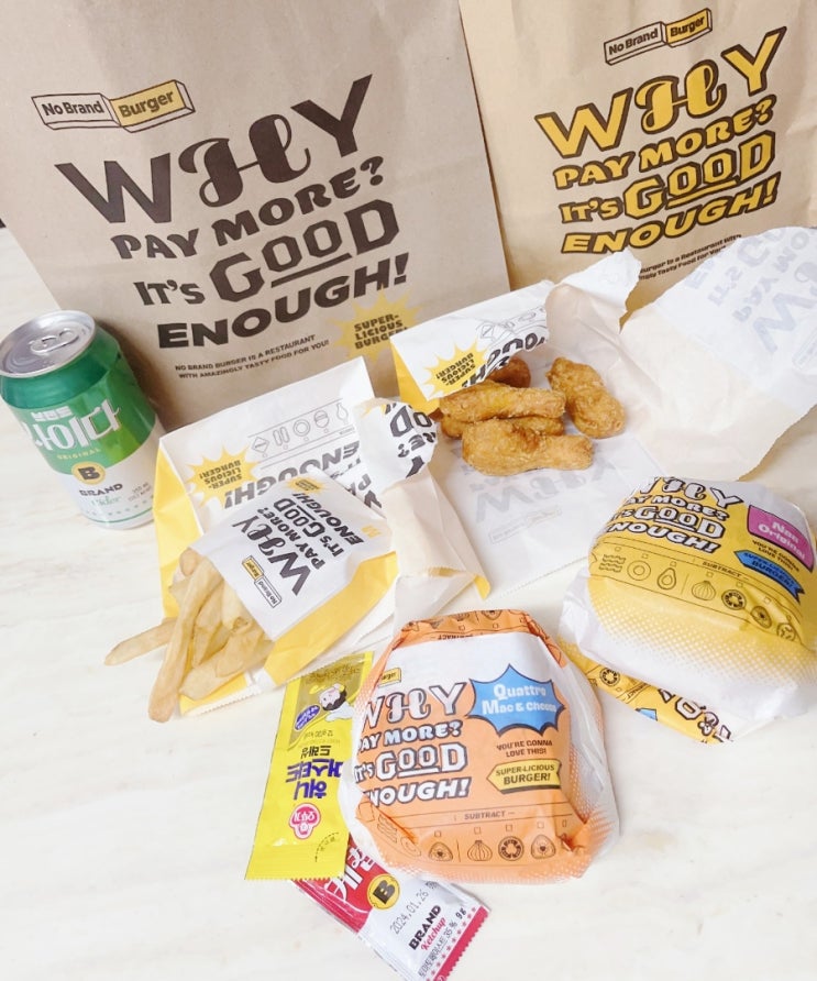  도봉구 햄버거 노브랜드버거 신창점 콰트로 맥엔치즈 후기