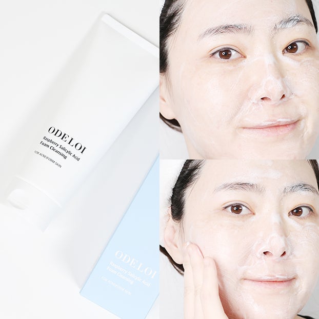 여드름 세안제 얼굴 좁쌀여드름 화장품 오드로이 살리실산 폼클렌징