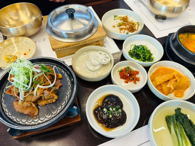  인천 영종도 맛집.이해동 곤드레 정식. 몸에 좋은 음식으로만 만들어진 맛있는 한정식 맛집.
