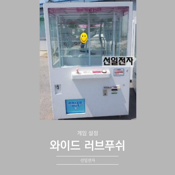  와이드러브푸쉬 게임설정