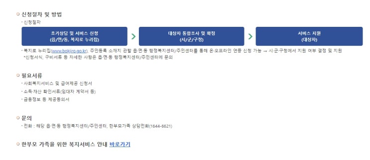  2023 온라인 복지부 한부모 가정 지원금 대상 신청 방법