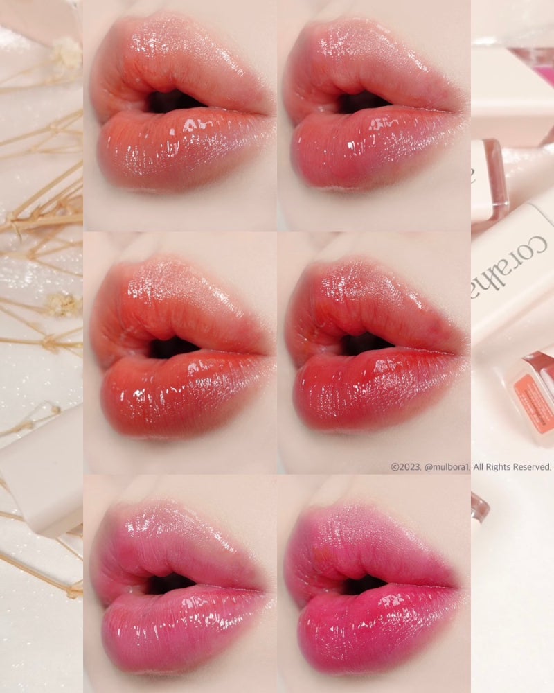 코랄헤이즈 무드 글로우 틴트 전색! 수채화 발색 웜톤 쿨톤 립 틴트 추천