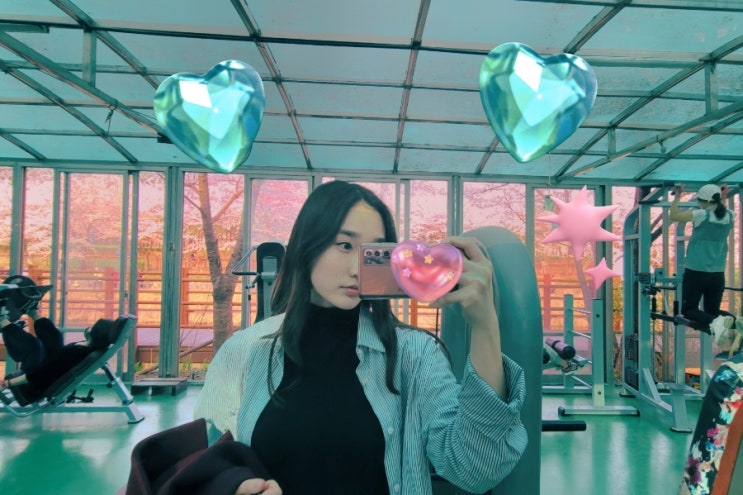  초사고 8일: 벚꽃뷰 헬스장
