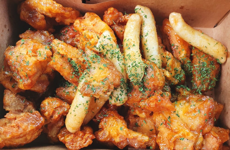 통영죽림치킨 찐이야숯불두마리치킨