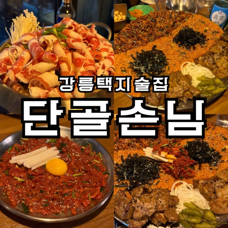  강릉 택지 술집 단골손님 안주가 맛있고 분위기 좋은 술집